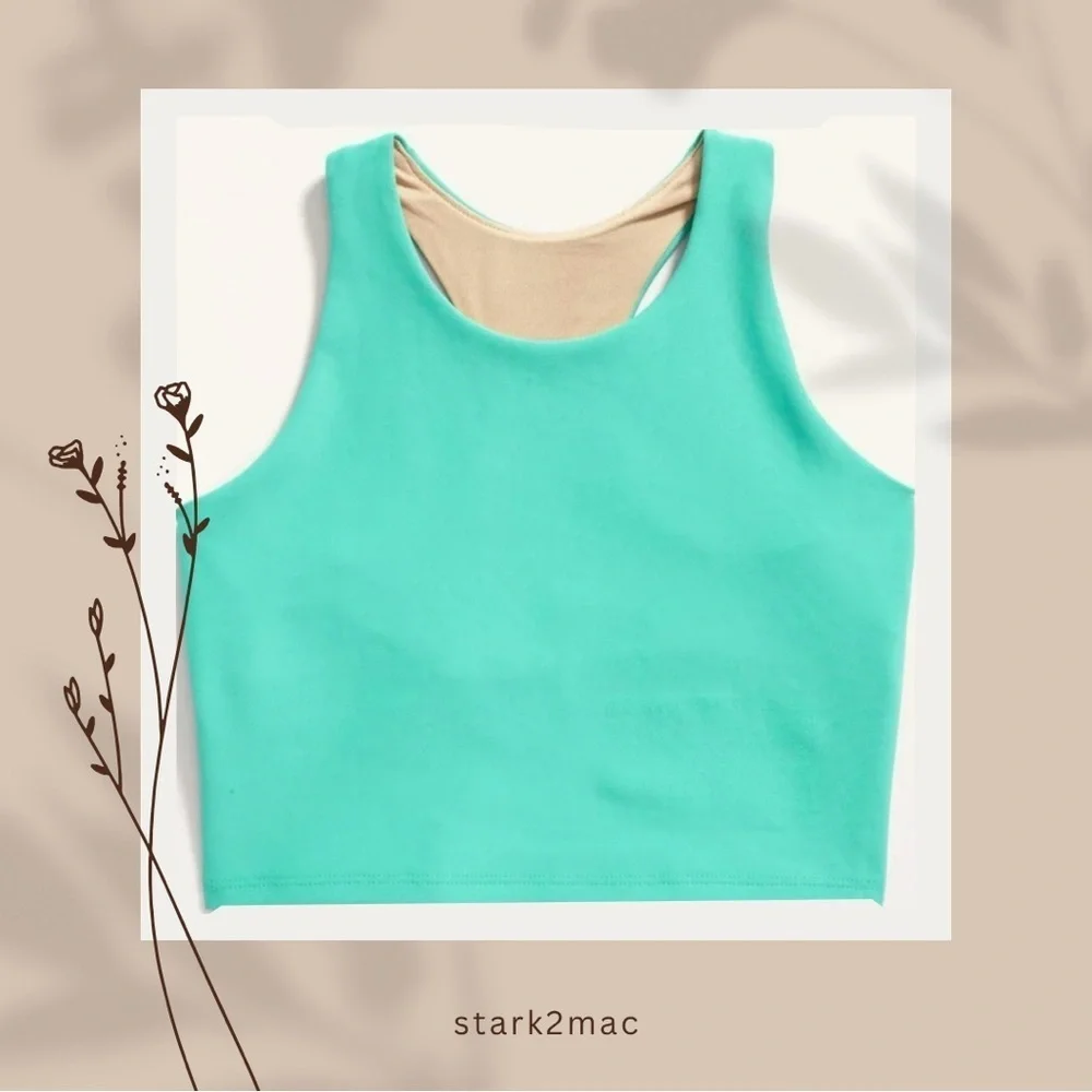 (129)Old Navy Kids Tank Top in Teal